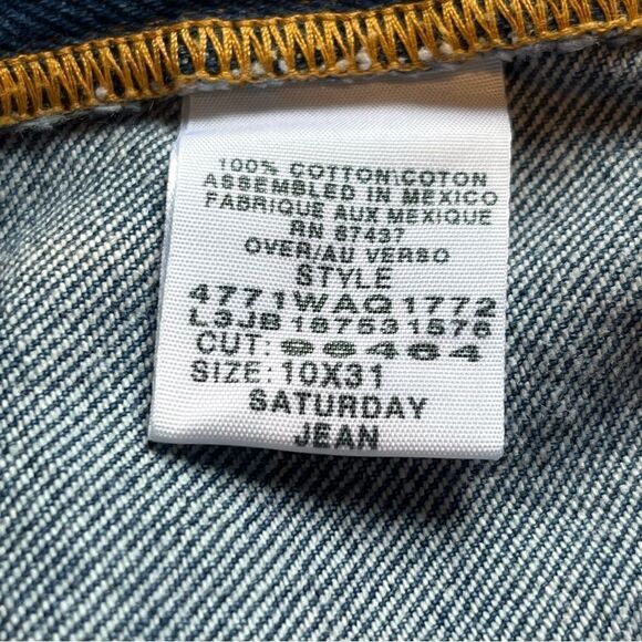 Ralph Lauren Women's Polo Saturday Jeans Blue Denim Size 10X31 - Picture 6 of 10